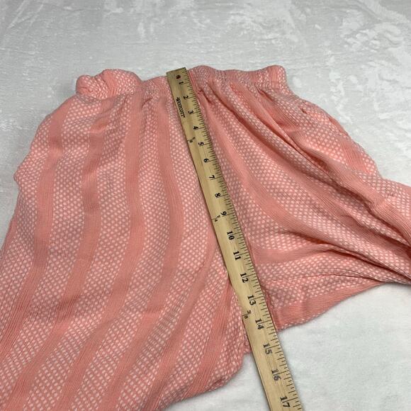 Anthropologie Maeve Small Nell Peach Pink Wide Leg Culottes Pants Beachy - Picture 9 of 11